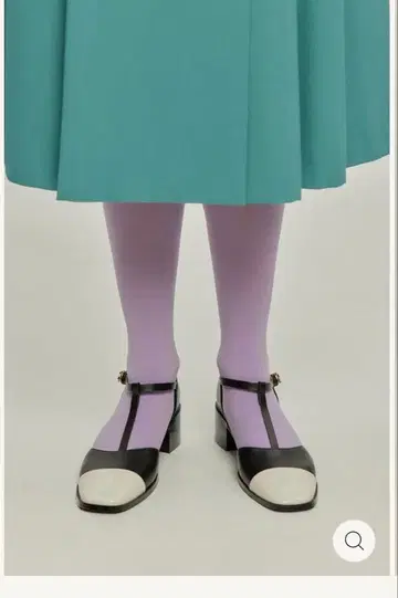 티바 멜리 제인 펌프스 WHITE TOE x BLACK