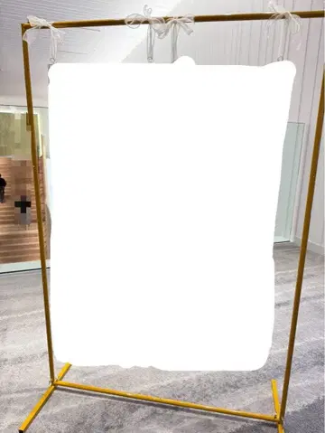 구리 스탠드 태피스트리 웨딩 웰컴 스페이스