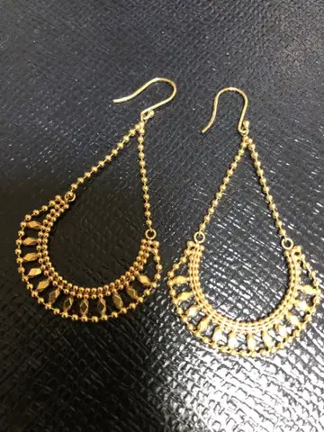 COCOSHNIK 골드 후크 귀걸이 K10