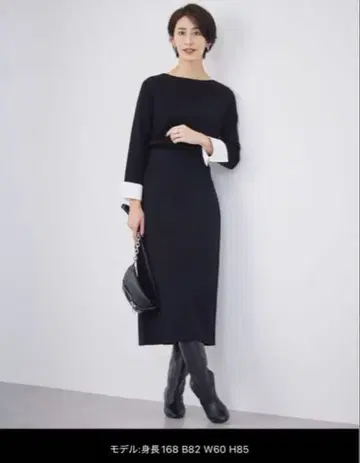 iCB 2024 택 포함 새상품 [세탁 가능] 크로스콤비 니트 스커트