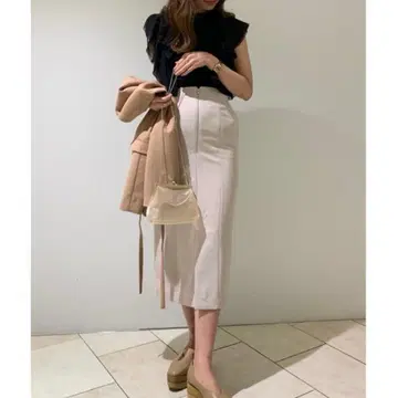 SNIDEL 스나이델 심플 타이트 스커트 GBEG 1 사이즈