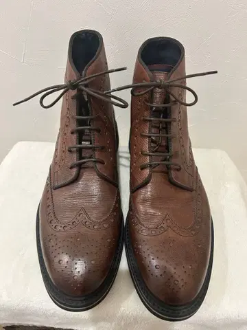 새상품급 Harmont Blaine 천연 가죽 하이컷 부츠 이탈리아제