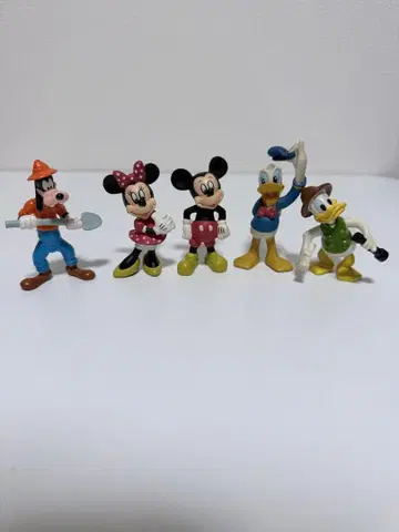 미키 미니 도날드 구피 디즈니 피규어 5체 세트