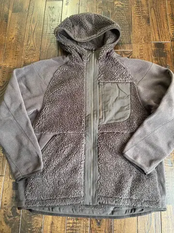 UNIQLO 화이트 마운티니어링 플리스 자켓 L 브라운