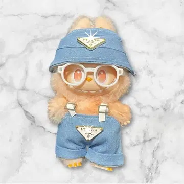 LABUBU POPMART 3종 세트 옷 갈아입기 의류 데님