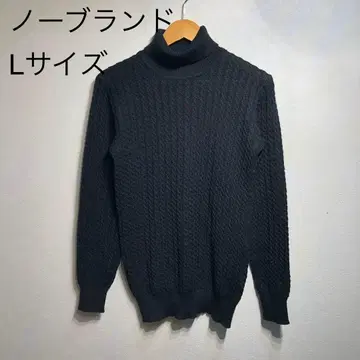 노브랜드 L 사이즈 니트 스웨터 블랙