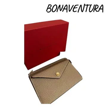 BONAVENTURA 엔벨로프 미니 지퍼 월렛 슈링크 레더