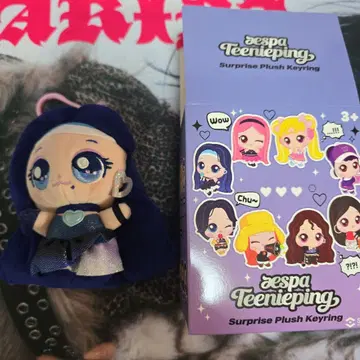 티니핑 X 에스파 플러시 키링 카리나