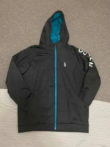 GOSEN 고센 다크 그레이 풀 집업 후드티 LL