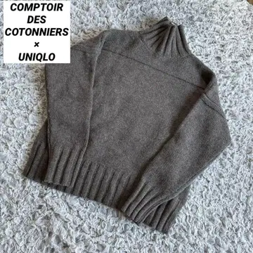[ 유니클로 x 꽁뜨와 데 꼬뜨니에 ] 램스울 100% 하이넥 스웨터