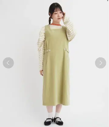 16W corduroy 코듀로이 제품 염색 원피스