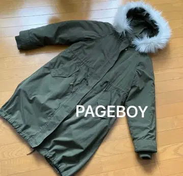 PAGEBOY 밀리터리 모즈 코트