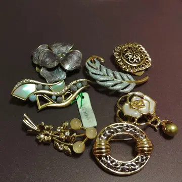 빈티지풍 브로치 7세트