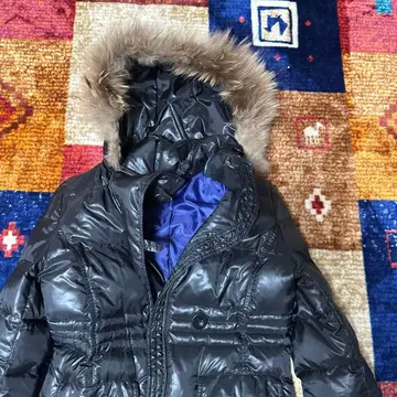 퍼 후드 롱 기장 다운 자켓