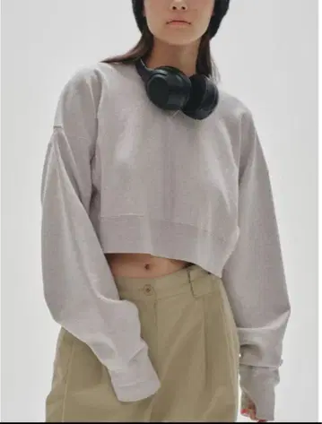 TODAYFUL 크롭 스웨트 풀오버
