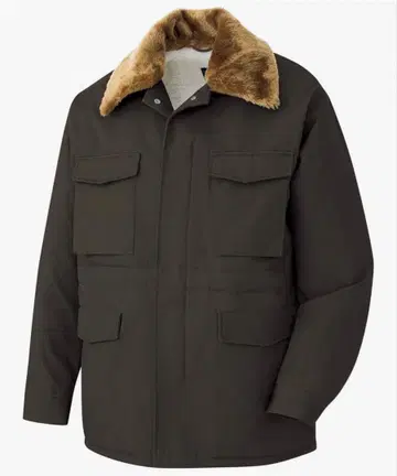 남성용 카스트로 코트 미도리 안전 방한 작업복