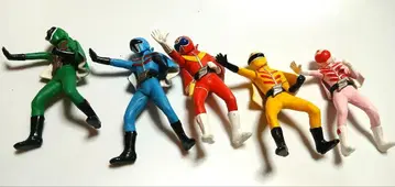 슈퍼전대 히어로 비밀전대 고레인저 피규어 세트 5체