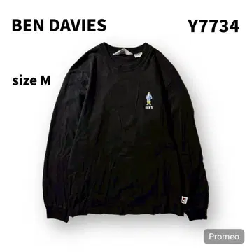 [ 즉시 구매 OK ] BEN DAVIS 긴팔 T셔츠 사이즈 M 블랙