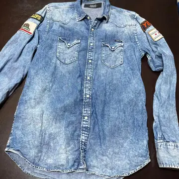 REPLAY 데님 셔츠 긴팔 M