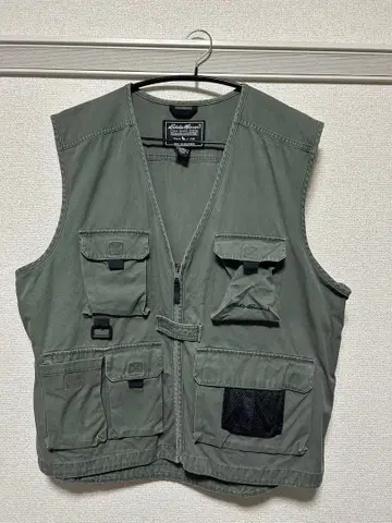 Eddie Bauer 낚시용 조끼 L 카키