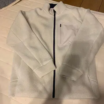 UNIQLO 플리스 자켓 S 화이트