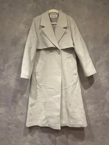 MISCH MASCH 아이보리 롱 코트 36 미슈마슈