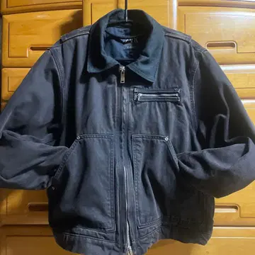 디트로이드 자켓풍 충전솜 숏기장 블루종 L 사이즈