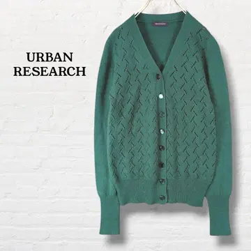 어반 리서치 니트 가디건 울 혼방 [ FREE ] 그린