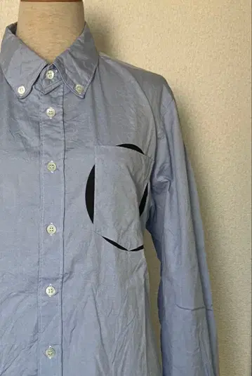 assemble aka AFFA A 포인트 버튼 다운 긴팔 셔츠