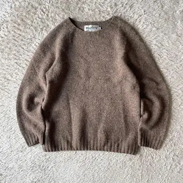 할리 오브 스코틀랜드 새상품급 울 니트 38 모카