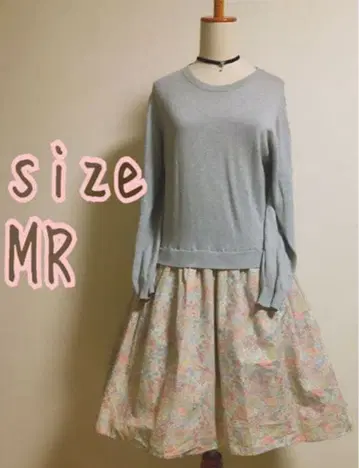 애프터눈 티 MR 원피스 리버티 패턴