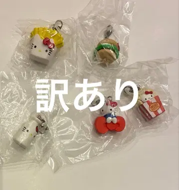 하자품 헬로키티 아메리칸 디자인 메지루시 액세서리 전 5종 세트