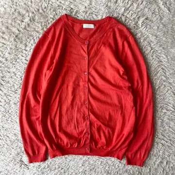 볼지 새상품급 BALLSEY 코튼 가디건 S 오렌지