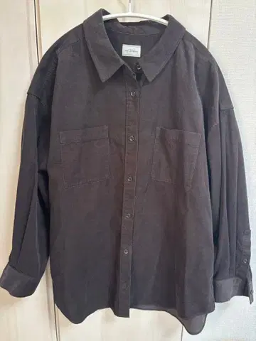 그린 라벨 릴랙싱 라이트 코듀로이 셔츠 다크 그레이