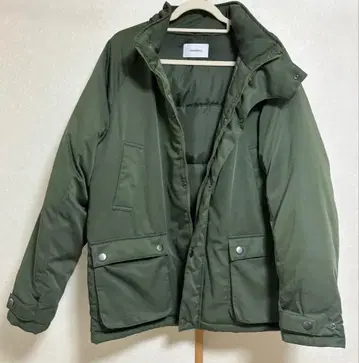 [ 새상품급 ] 젬블 Johnbull 다운 모즈 코트 밀리터리 L