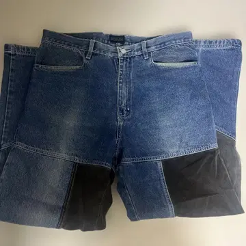 30 BELOW 패치워크 데님 팬츠
