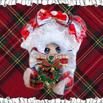 SD 인형 12cm 13cm 인형옷 앉은 곰 크리스마스