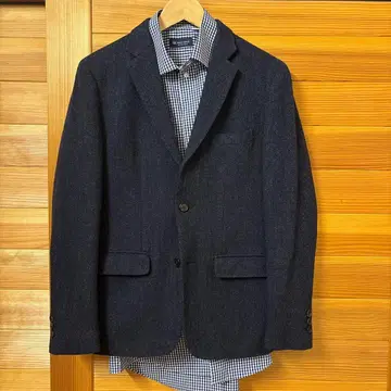 울 자켓 네이비 L