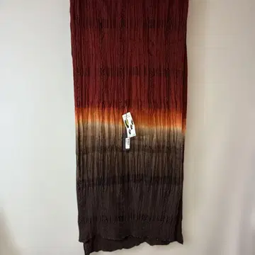 울 수축 가공 블러 염색 스톨