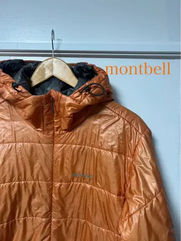 montbell 오렌지 다운 자켓 구제 의류 남성 빈티지