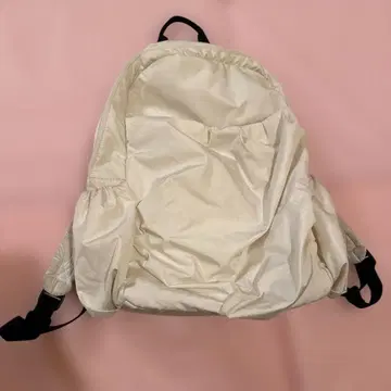 emmi eco 발수 가죽 파이핑 개더 바디 백팩 (대)