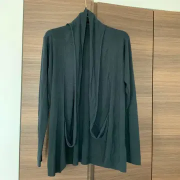 요건 레일 린넨 실크 겉옷 가디건