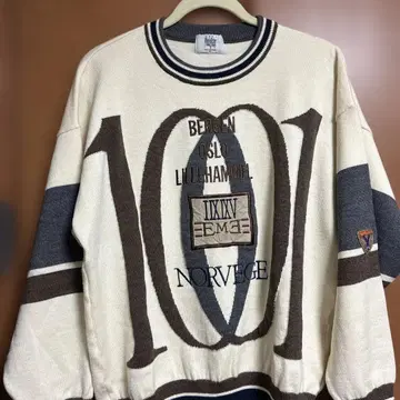 모딜리아니 그래픽 니트 스웨터 L vintage