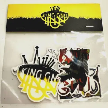 King Gnu CLOSING CEREMONY 투어 굿즈 스티커