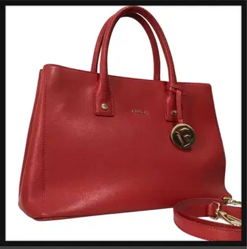 [새상품급] FURLA 훌라 레드 2way 핸드백 숄더백
