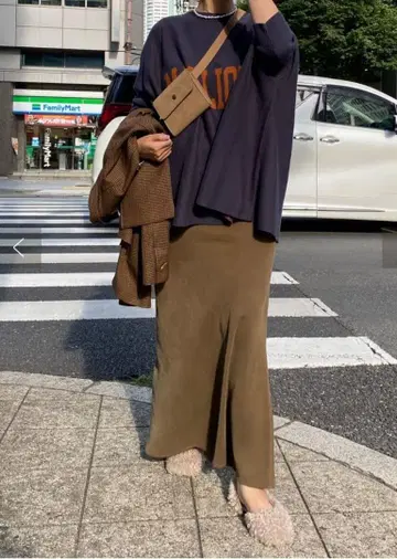 바이어스 머메이드 스커트