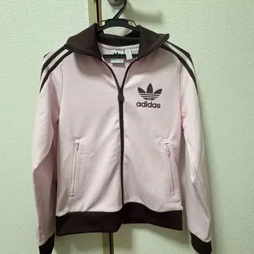 adidas 트랙 자켓 핑크 브라운