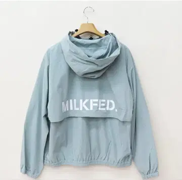 밀크 페도 백 로고 블루종 스카이블루