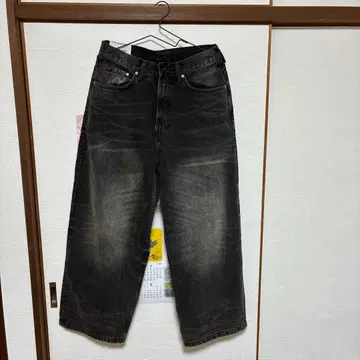 H&M 슈퍼 배기 데님 팬츠 31/30