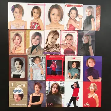 모닝구무스메. 나카자와 유코 트레이딩 카드 20장 세트